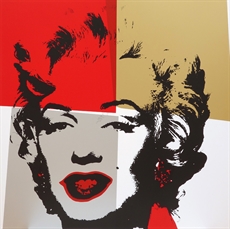 Andy Warhol (after): Golden Marilyn 2